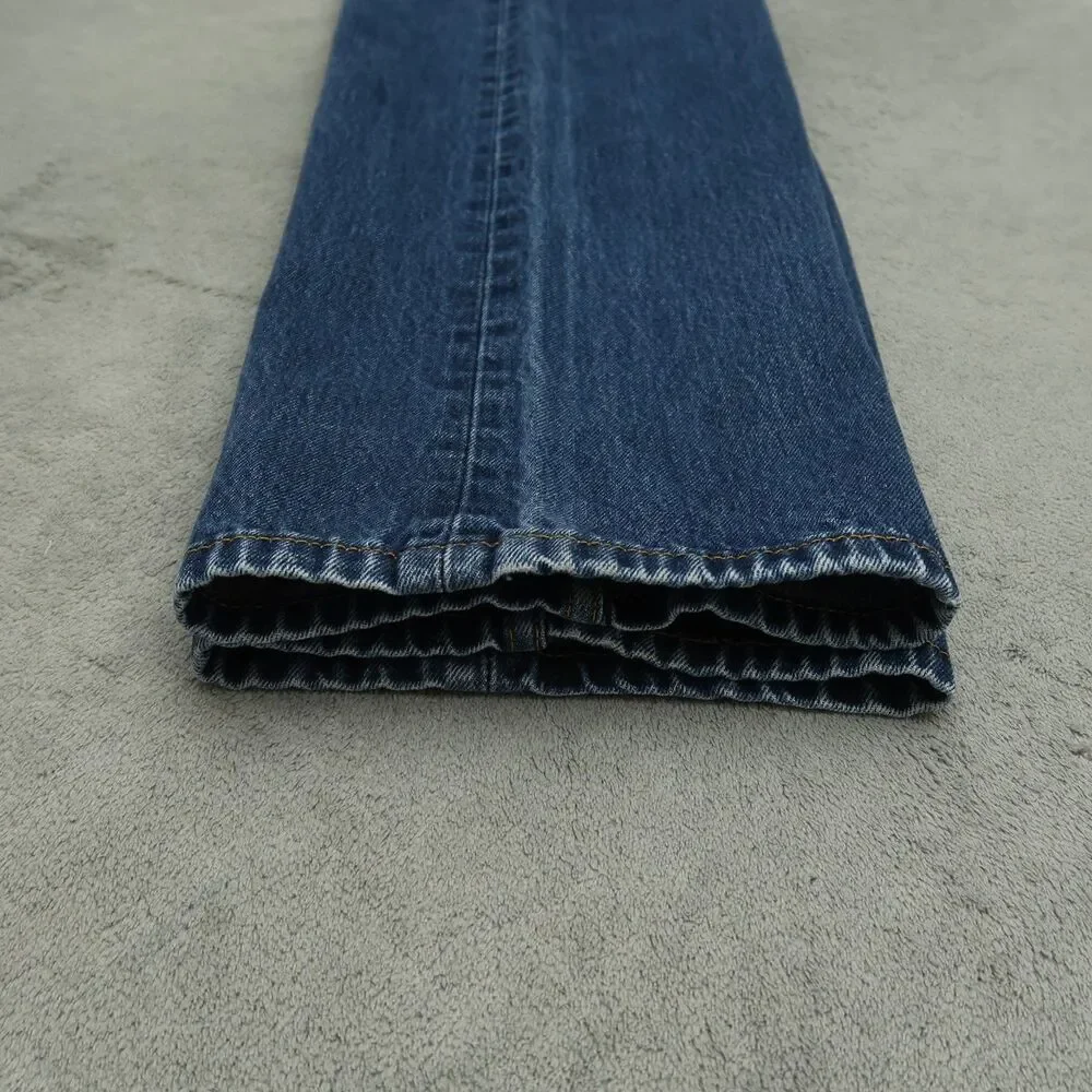 Levi's 505 Jeans Mens Size 38x34 Blue Regular Straight 100% Cotton Denim